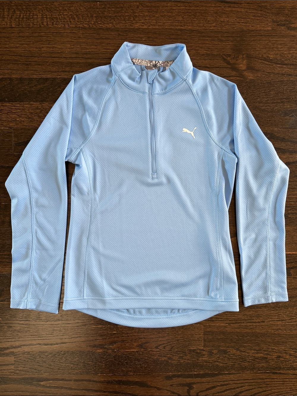 Puma Girl size Large | Sky Blue Quarter-Zip Pullover